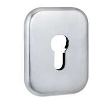 Накладка Fuaro (Фуаро) на цилиндр ESC.C.XL/K.486 (ESC 486-C SQ XL) SSC сатинированный хром (1 шт.) 