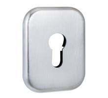 Накладка Fuaro (Фуаро) на цилиндр ESC.C.XL/K.486 (ESC 486-C SQ XL) SSC сатинированный хром (1 шт.) 