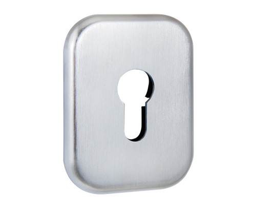 Накладка Fuaro (Фуаро) на цилиндр ESC.C.XL/K.486 (ESC 486-C SQ XL) SSC сатинированный хром (1 шт.)