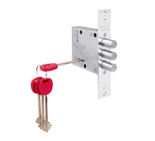 Замок Kale kilit (Кале килит) врезной сувальдный 447/L , 5 кл. (кл. 75 мм) 