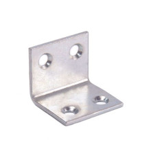 Уголок skobis (СКОБИС) мебельный 25 (25x25x30x2) цинк белый 