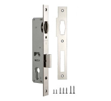 Корпус Fuaro (Фуаро) узкопрофильного замка с роликовой защелкой PROF155-25 (155-25) CP хром 