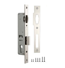 Корпус Fuaro (Фуаро) узкопрофильного замка с роликовой защелкой PROF155-25 (155-25) CP хром 