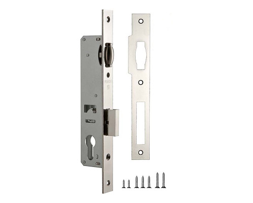 Корпус Fuaro (Фуаро) узкопрофильного замка с роликовой защелкой PROF155-25 (155-25) CP хром