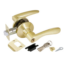 Ручка Punto (Пунто) защелка DK620 SB-ET (6020 SB-E) (кл./фик.) мат. золото 