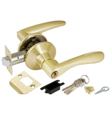 Ручка Punto (Пунто) защелка DK620 SB-ET (6020 SB-E) (кл./фик.) мат. золото 