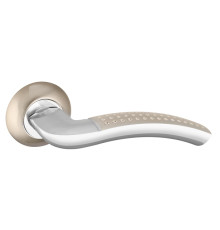 Ручка Punto (Пунто) раздельная R.TL54.LOGICA 180mm SN/CP-3 мат. никель/хром 8x180мм M4(12х90х50) 