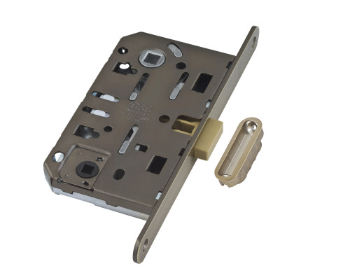 B06102.50.12.640 AGB (АГБ) Защелка врезная WC (ант. бронза) MEDIANA POLARIS с отв. пл. (скин)