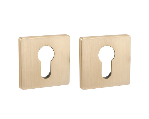 Накладка Fuaro (Фуаро) под цилиндр ET.K.SL52 (ET SL) SSG-39 сатинированное золото