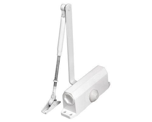 Доводчик Punto (Пунто) дверной SDC2050 WH 75-95 кг (белый)