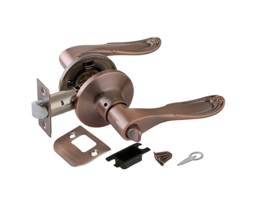 Ручка Punto (Пунто) защелка DK630 AC-BK (6030 AC-B) (фик.) медь