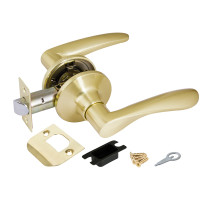 Ручка Punto (Пунто) защелка DK620 SB-PS (6020 SB-P) (без фик.) мат. золото 