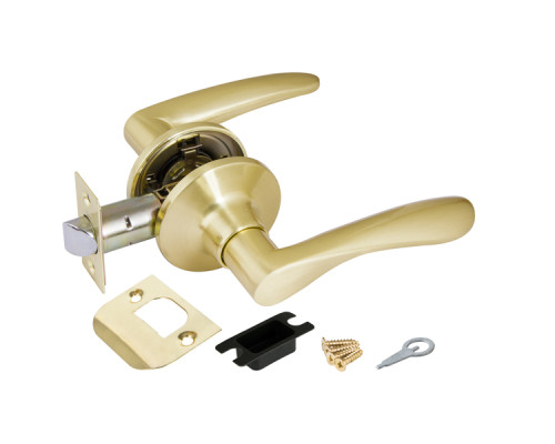 Ручка Punto (Пунто) защелка DK620 SB-PS (6020 SB-P) (без фик.) мат. золото