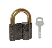 Замок Ajax (Аякс) навесной PD-4080 (PD-40-80) 3 fin key /коробка 