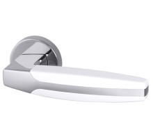 Ручка Armadillo (Армадилло) раздельная R.URB52.ARC (ARC URB2) CP/White-14 хром/белый 