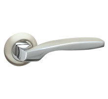 Ручка Fuaro (Фуаро) раздельная R.AR54.BOSTON (BOSTON AR) 140mm SN/CP-3 матовый никель/хром 