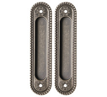 Ручка Armadillo (Армадилло) для раздвижных дверей SH.CL152.010 (SH010/CL) AS-9 античное серебро 