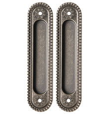 Ручка Armadillo (Армадилло) для раздвижных дверей SH.CL152.010 (SH010/CL) AS-9 античное серебро 