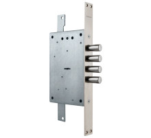 Замок Guardian (Гардиан) врезной сувальдный ЗВ 20.02 Т с тягами, 5 кл. (длинный кл. 54 мм) /123:223:3/ 