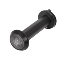 Глазок Fuaro (Фуаро) дверной, оптика пластик DV 4/130-70/Z/HD (VIEWER 4 DVZ) BL черный (подвес) 