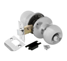 Ручка Punto (Пунто) защелка DK672 CP-BK (6072 CP-B) (фик.) хром 