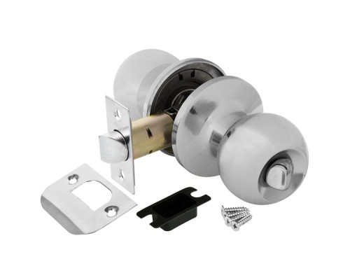 Ручка Punto (Пунто) защелка DK672 CP-BK (6072 CP-B) (фик.) хром