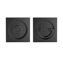 Ручка поворотная Armadillo (Армадилло) для раздвижных дверей SH.QUADRO55.BK8 BL-26 черный 