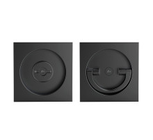 Ручка поворотная Armadillo (Армадилло) для раздвижных дверей SH.QUADRO55.BK8 BL-26 черный 