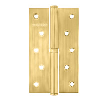 Петля Fuaro (Фуаро) съемная IN5430SR-BL SB правая (413/BL-5 125x75x2,5) мат.золото БЛИСТЕР 