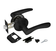 Ручка Punto (Пунто) защелка DK620 BL-PS (6020 BL-P) (без фик.) черный 