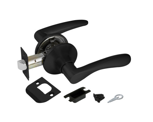 Ручка Punto (Пунто) защелка DK620 BL-PS (6020 BL-P) (без фик.) черный