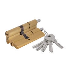 Цилиндровый механизм Cisa (Чиза) под вертушку ASIX OE302-23.66 (100 мм/45+10+45), ЛАТУНЬ 