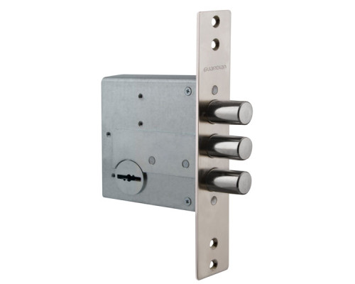 Замок Guardian (Гардиан) врезной сувальдный ЗВ 50.01, 4 кл. (длинный кл. 59 мм) /123:003/