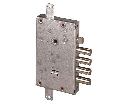 Замок Cisa (Чиза) врезной сувальдный с защёлкой NEW CAMBIO FACILE 57.665.48 (тех. упаковка), ключ 44 мм