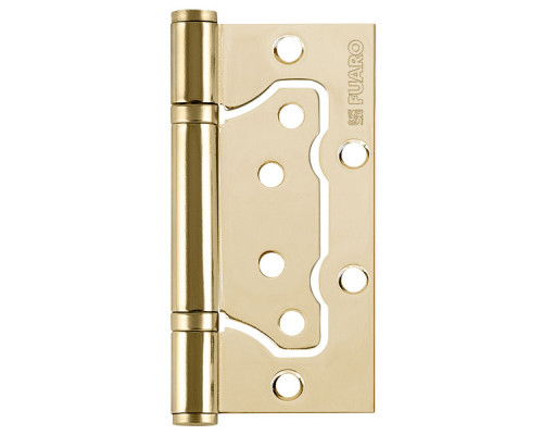 Петля Fuaro (Фуаро) универсальная без врезки IN4500W-BL PB (500-2BB/BL 100x2,5) латунь БЛИСТЕР