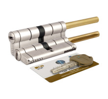 Цилиндровый механизм Mottura (Моттура) под вертушку (дл. шток) C39P413101C5 (72 мм/36+10+26), МАТ.НИКЕЛЬ 