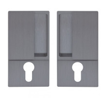 B30003.01.32 AGB (АГБ) Ручка WAVE под цилиндр (мат хром), для раздвижных дверей 