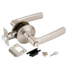 Ручка Punto (Пунто) защелка DK626 SN-BK (6026 SN-B) (фик.) мат. никель 