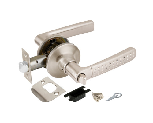 Ручка Punto (Пунто) защелка DK626 SN-BK (6026 SN-B) (фик.) мат. никель