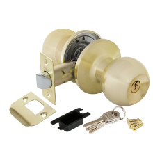 Ручка Punto (Пунто) защелка DK672 SB-ET (6072 SB-E) (кл./фик.) мат. золото 