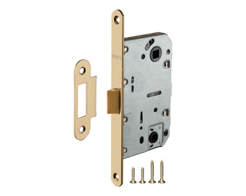 Защелка Punto (Пунто) врезная PL96WC-50/BL SSG (сатин.золото)