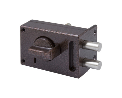 Замок Omega (Омега) накладной цилиндровый ЗН1-М1 КМЗ медь, 5 кл.