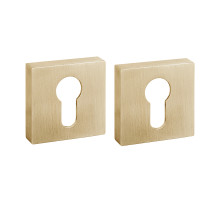 Накладка Fuaro (Фуаро) под цилиндр ET.K.DM51 (ET DM) SSG-39 сатинированное золото 