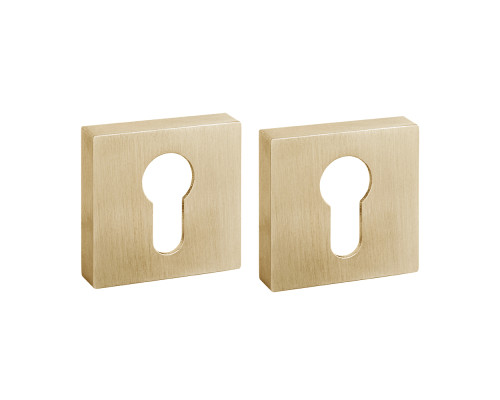 Накладка Fuaro (Фуаро) под цилиндр ET.K.DM51 (ET DM) SSG-39 сатинированное золото