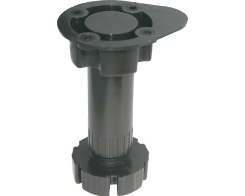 Опора кухонная регулируемая Н95-130, пластмасса черная