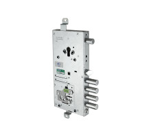 Замок Mottura (Моттура) врезной двухсистемный 54.J919M-D MyKey (правый), перекод. с торца, кл. 60 мм, без накл. 