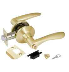 Ручка Punto (Пунто) защелка DK620 SB-BK (6020 SB-B) (фик.) мат. золото 