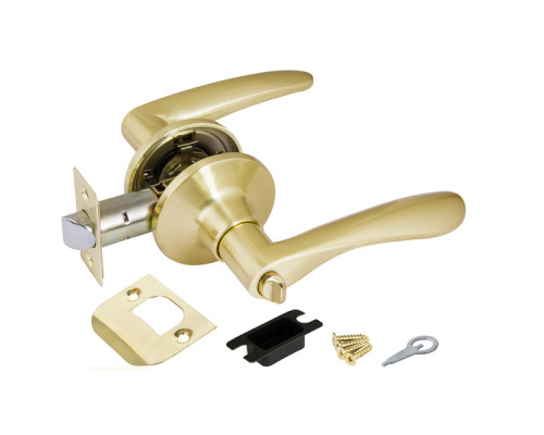 Ручка Punto (Пунто) защелка DK620 SB-BK (6020 SB-B) (фик.) мат. золото