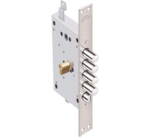 Корпус Elbor (Эльбор) врезного замка с защёлкой Рубин 1.08.21 с тягами /56152/ 