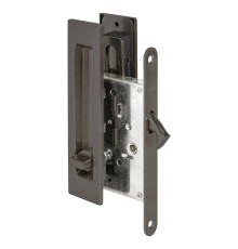 Защелка Punto (Пунто) с ручками для раздвижных дверей SH.SLQ152.011 (Soft LINE SLQ-011) GR графит 